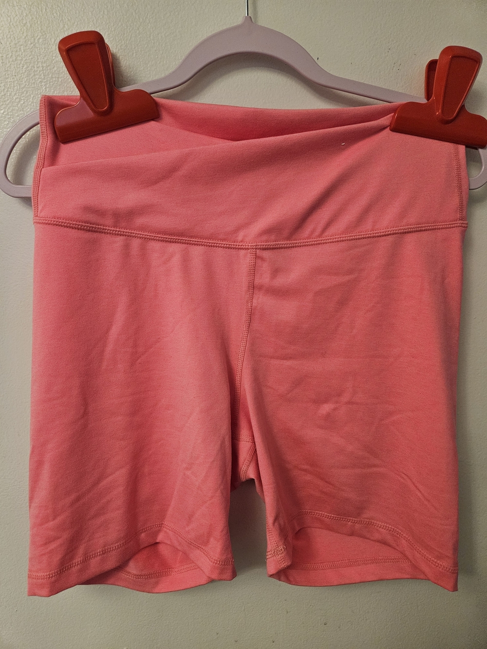 Old Navy NWOT Coral Pink High-Rise Bike Shorts